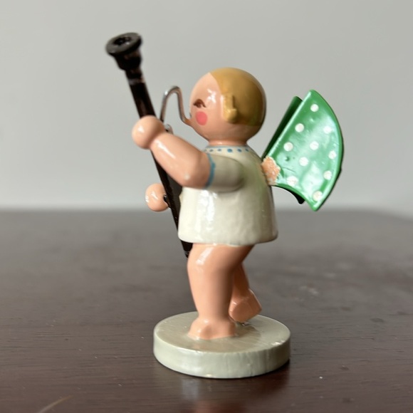 Wendt and Kuhn Erzebirge hand made hand painted angel in orchestra with bassoon - Picture 4 of 5